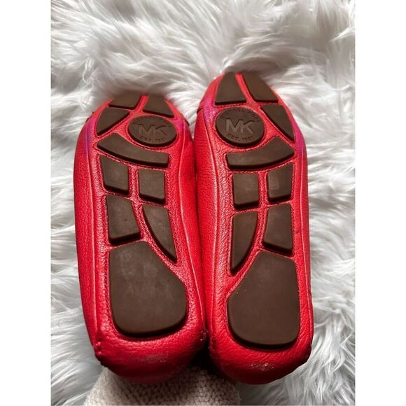 Michael Kors flats leather size 8 orange pink color - Picture 2 of 6